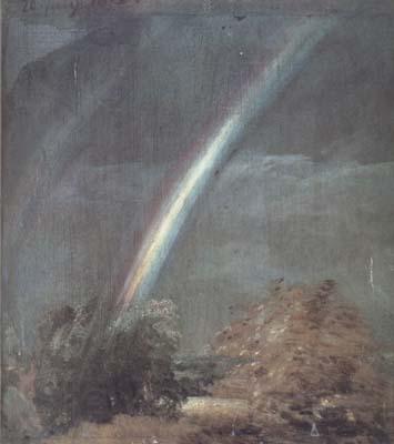 John Constable Landscape with Two Rainbows (mk10) Spain oil painting art